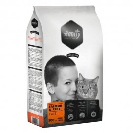 AMITY PREMIUM SALMON & RICE CATS - 600G