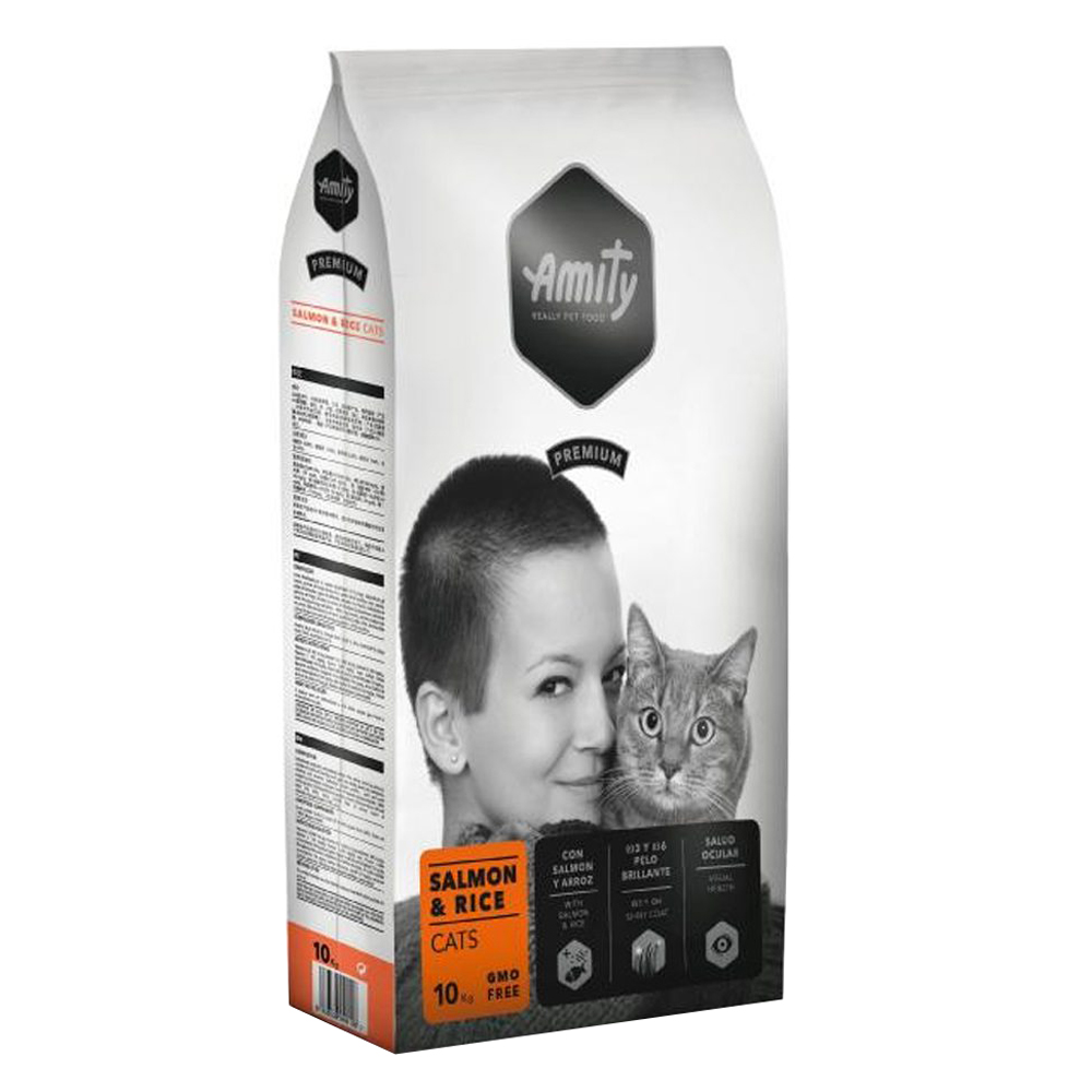 AMITY PREMIUM SALMON & RICE CATS - 10KG