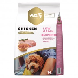 AMITY SUPER PREMIUM (LOW GRAIN) CAO ADULT CHICKEN  - 14 KG