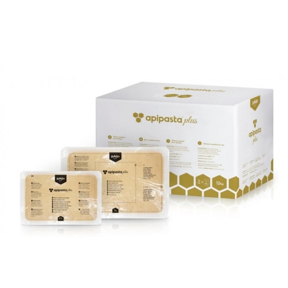 APIPASTA PLUS PROTEINA (3%) - PASTA ALIMENTAÇÃO PARA ABELHAS - CAIXA 14KG (1KG)