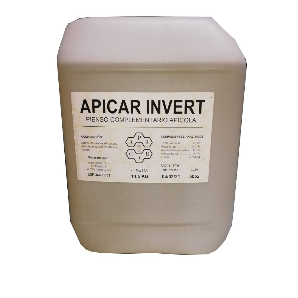 APICAR INVERT - ALIMENTO LIQUIDO PARA ABELHAS - BAG 14,5KG