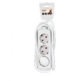 ASLO EXTENSÃO TRIPLA DE CABO ELECTRICO 3G1.0 -3 MT