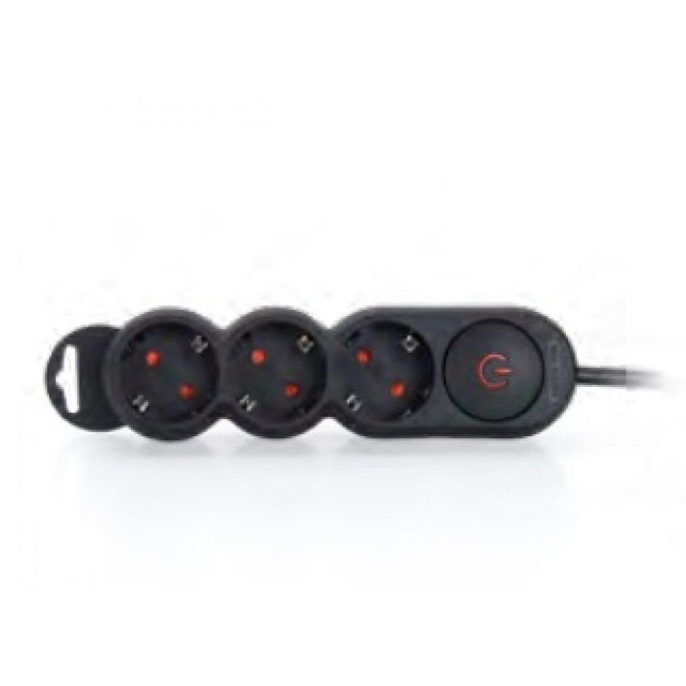 ASLO EXTENSÃO TRIPLA BRANCA C/INTERRUPTOR  PLUS 3G1.5 -3 MT