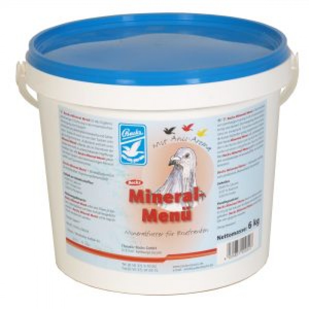 BACKS MENU MINERAL  - 6 KG