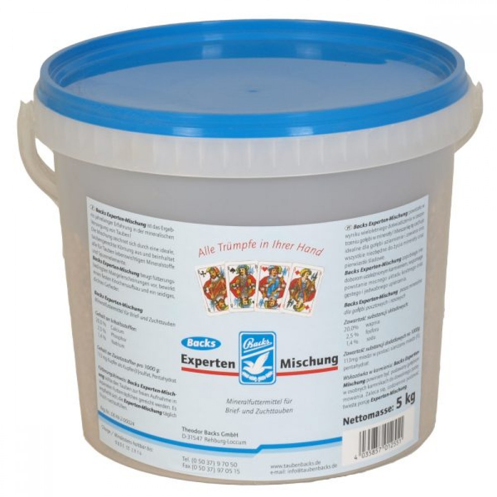 BACKS EXPERTEN MISCHUNG MISTURA MINERAL - 5 KG