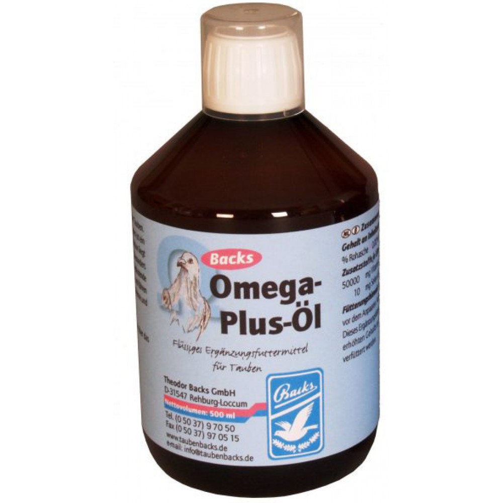 BACKS OMEGA PLUS OIL-  500 ML