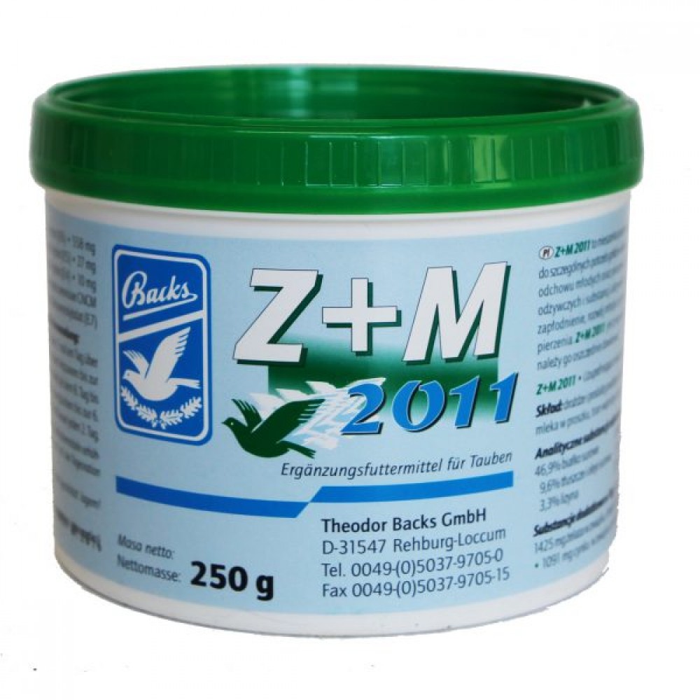 BACKS Z + M 2011   - 250 GR