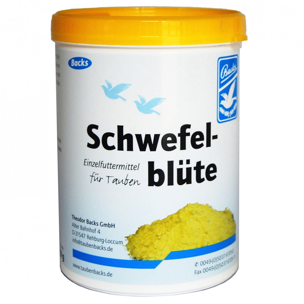 BACKS SCHWELFELBLUTE ( FLOR DE ENXOFRE ) - 600 GR