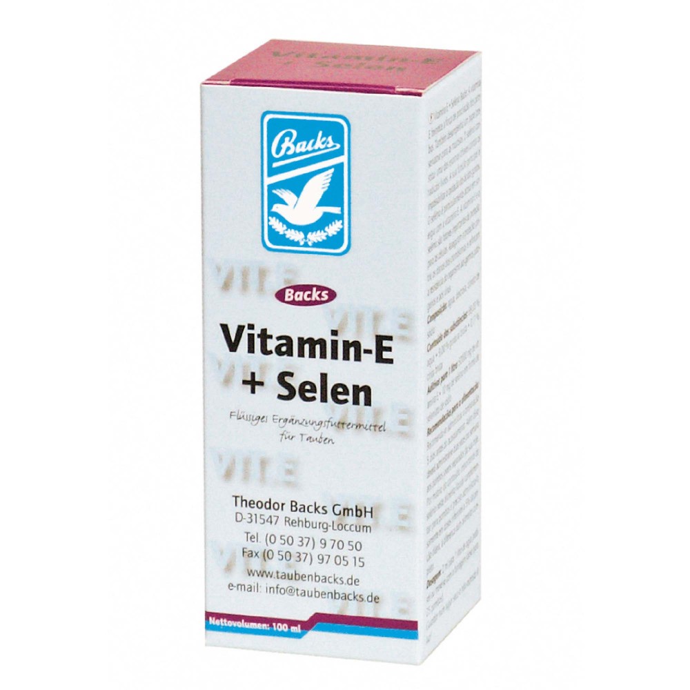BACKS VITAMIN E + SELENIO - 100 ML