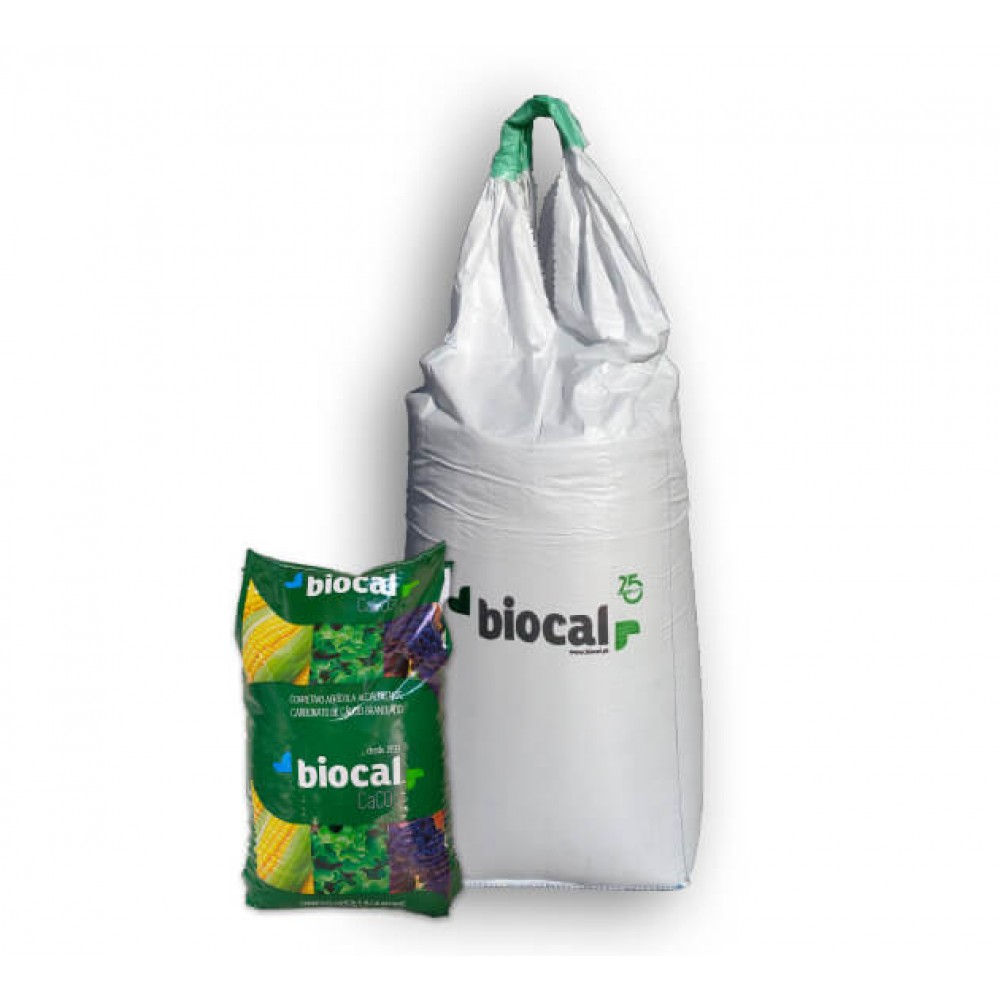 BIOCAL CACO3- CORRECTIVO AGRICOLA ALCALINIZANTE GRANULADO - SC 25KG