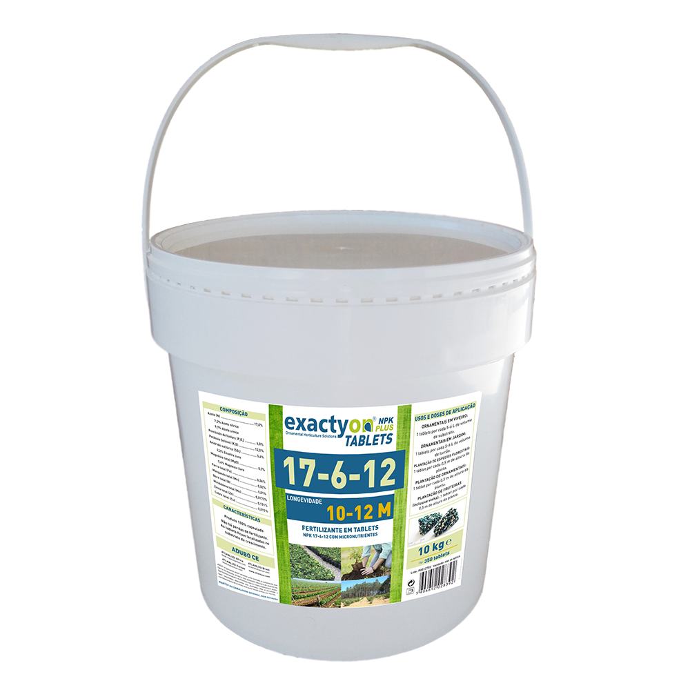 ADUBO EXACTYON STD NPK+ 17-6-12 (10-12M)- PASTILHAS 350   - BALDE