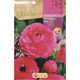 S.BOLBO RO.GAVETA 200  RANUNCULOS FRANCESILLA ROSA-BURF1215