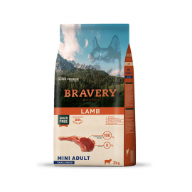BRAVERY CAO ADULTO MINI LAMB  SMALL BREEDS -  2KG