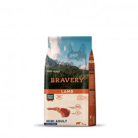 BRAVERY CAO ADULTO MINI LAMB  SMALL BREEDS -  7KG