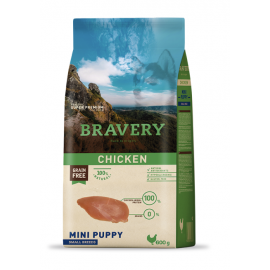 BRAVERY CAO PUPPY  MINI CHICKEN SMALL BREEDS - 600G