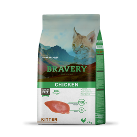 BRAVERY GATO KITTEN CHICKEN - 2KG