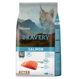 BRAVERY GATO KITTEN SALMON - 2KG