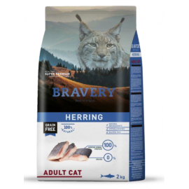 BRAVERY GATO ADULTO HERRING - 2KG