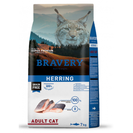BRAVERY GATO ADULTO HERRING - 7KG