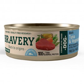 BRAVERY  CAO WET TUNA & VEGETABLES (24X80G)