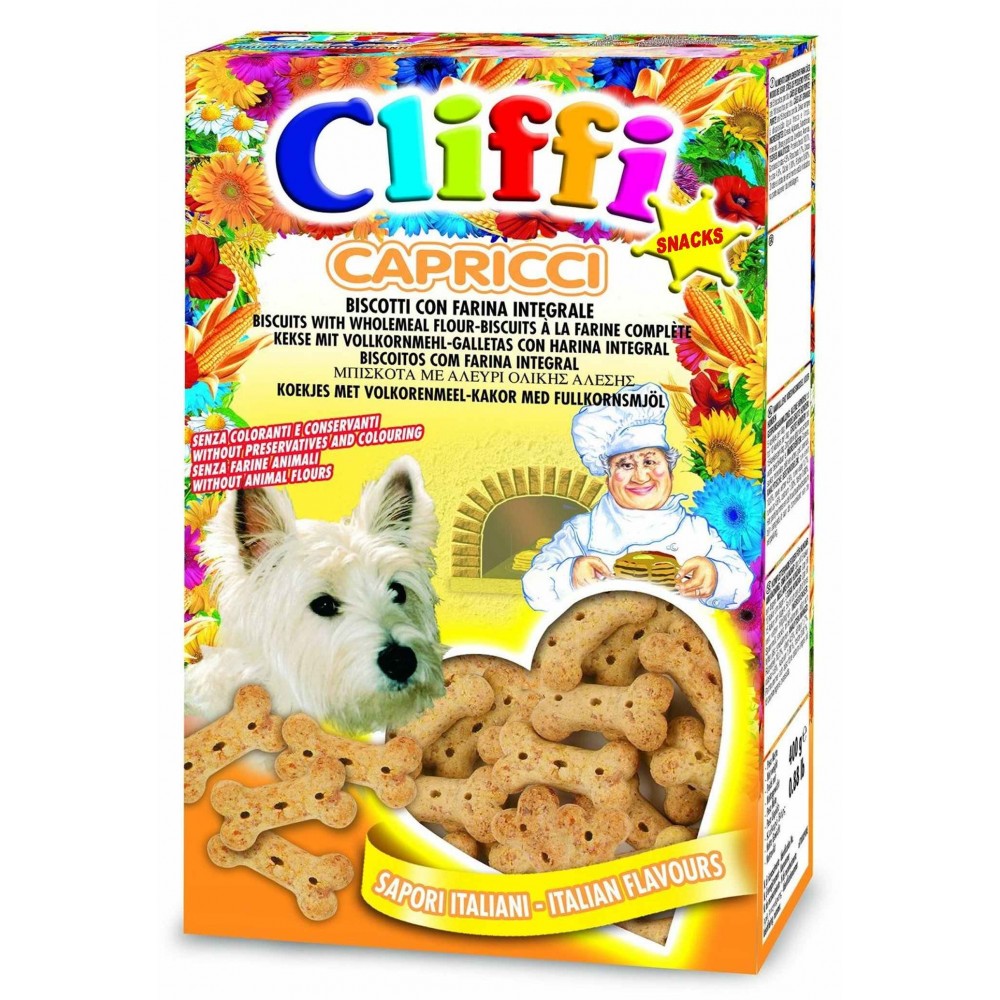 BISCOITOS CAPRICCI (BISCOITOS P/ CÃES) - 400 GR