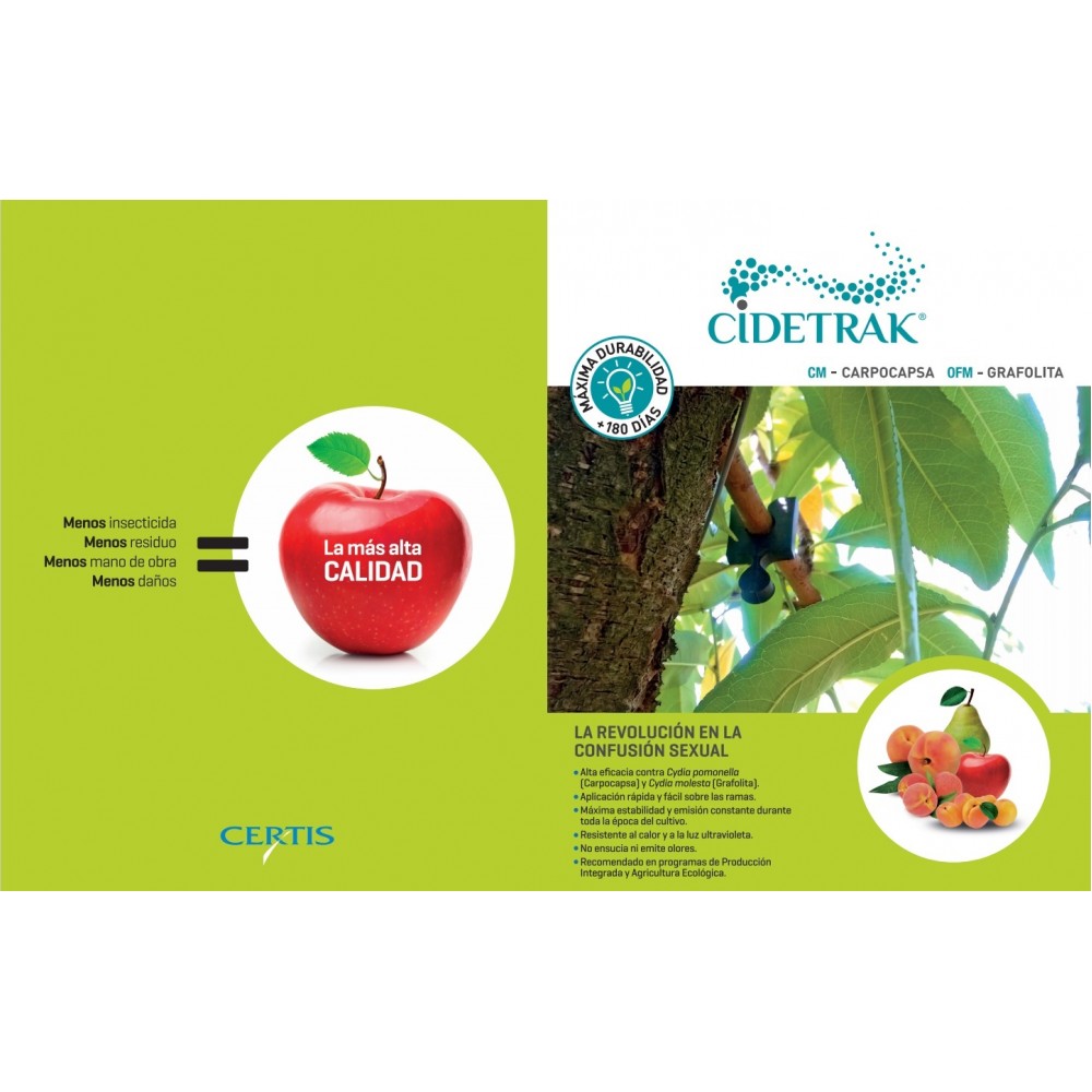 CIDETRAK CM VP C/ 230 mg/difusor de ( E,E)-8,10-Dodecadien-1-ol - CAIXA 250 DIFUSORES