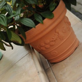 VASO DECORA TERRACOTA -390MM