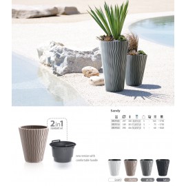 VASO SANDY CINZA - 300CM