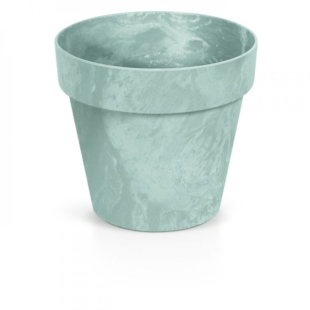 VASO CUBE BETON EFECT CINZA -200MM