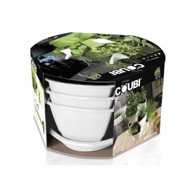 VASO SUSPENSO COUBI HERBAL - BRANCO