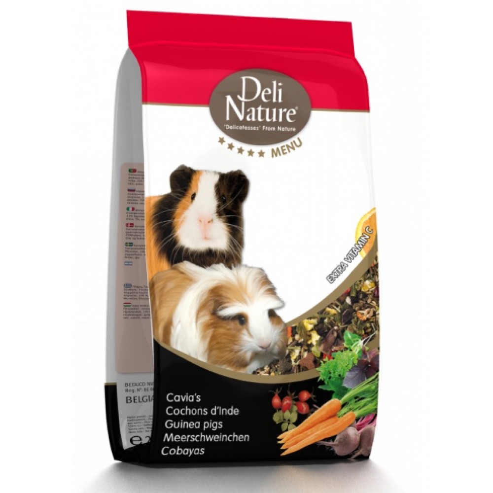 DELI NATURE PORQUINHOS DA INDIA MENU 750GR