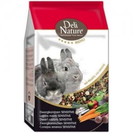 DELI NATURE COELHOS ANÕES SENSITIVE MENU 2,5 KILOS