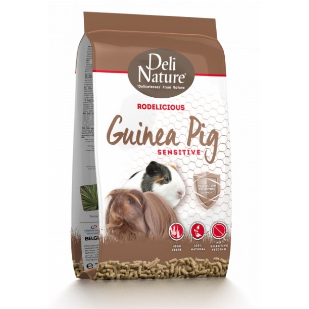 DELI NATURE RODELICIOUS PORQUINHOS DA INDIA SENSIVEIS  2,5KG