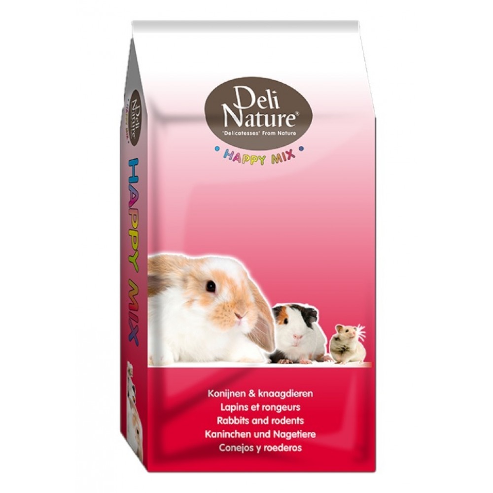 DELI NATURE HAPPY MIX PORQUINHOS DA INDIA  15KG