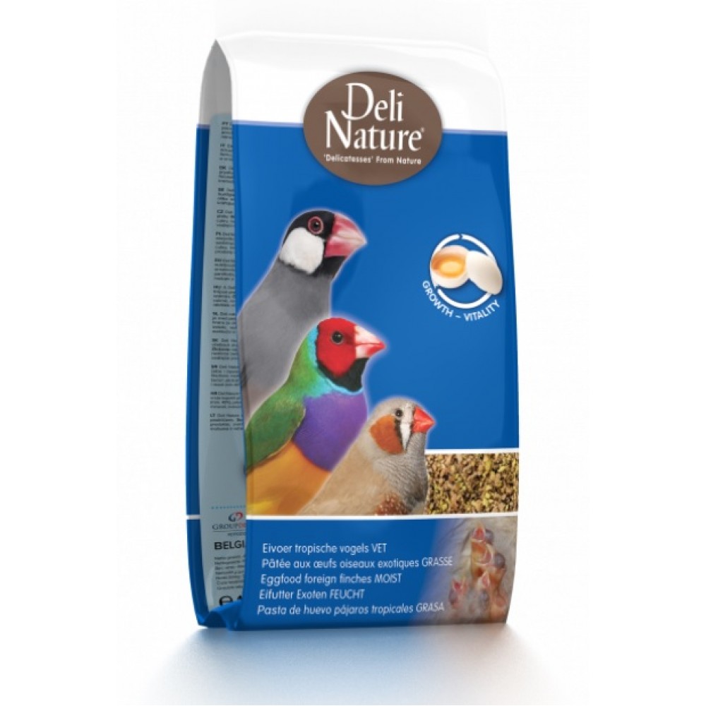 DELI NATURE PAPA DE OVO AMARELA GORDA PARA EXÓTICOS - 10 KG