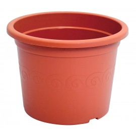 VASO PLASTICA TERRACOTA - 28CM