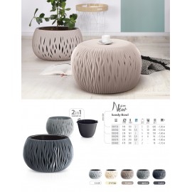 VASO SANDY BOWL ANTRACITE - 290CM