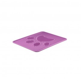 TAPETE EM PVC CATHY  P/WC DE GATOS 51 X 42 CM