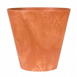 VASO TUBUS BETON EFECT TERRACOTA-30X28CM