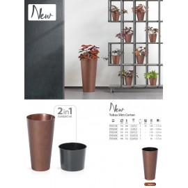 VASO TUBUS SLIM CORTEN -150MM