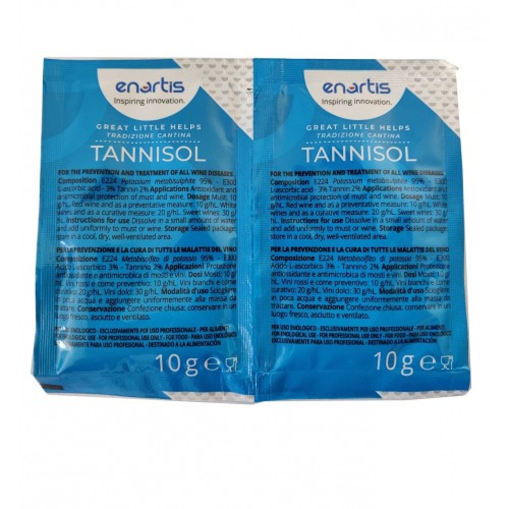TANNISOL METABISSULFITO 10 GRAMAS - SACO 10 PACOTES