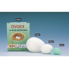 EX OVOEX ( OVOS ARTIFICIAIS CANARIOS ) - 10 UNID.