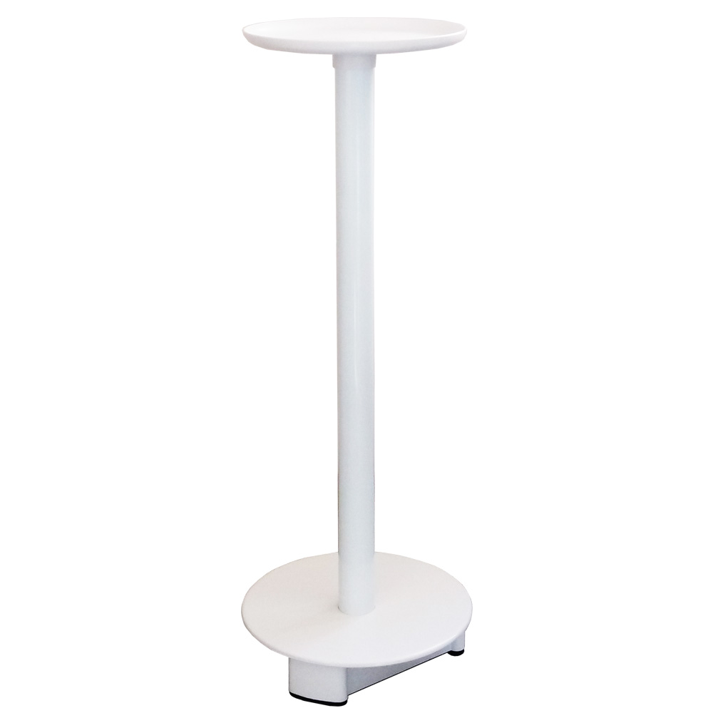 SUPORTE PLASTICO BRANCO   - COLUNA