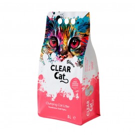 AREIA P/GATOS- CLEAR CAT LITTER BABY POWER - 5LT