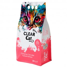 AREIA P/GATOS- CLEAR CAT LITTER BABY POWER - 20LT