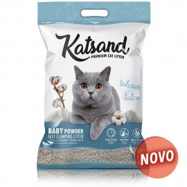 AREIA P/ GATOS KATSAND CAT LITTER TALCO - 10LT / 8 KG