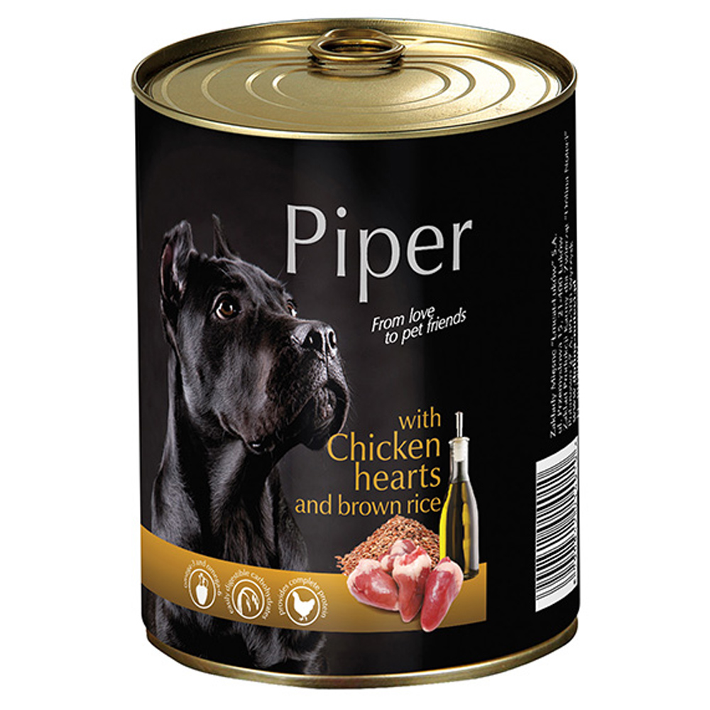 PIPER - CÃO ADULTO COM FRANGO E ARROZ INTEGRAL- 400 GR