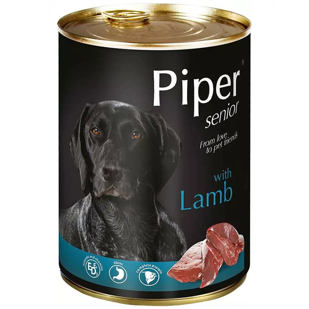 PIPER - CÃO SENIOR COM BORREGO- 400 GR