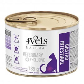 4VETS - GATOS ADULTO DIETA VETERINÁRIA -GASTROINTESTINAL -185GR