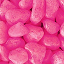DECORAÇÃO PARA AQUÁRIO - AREIA COLORIDA NEON (ROSA) 1KG